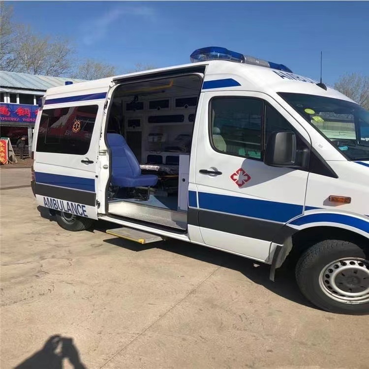 岱岳私人长途救护车出租转院回家